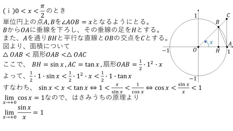 三角関数の極限（数学Ⅲ）をマスターしよう！（問題と答え） 大学受験の王道